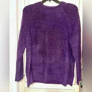 Talbots Sweater size XL purple